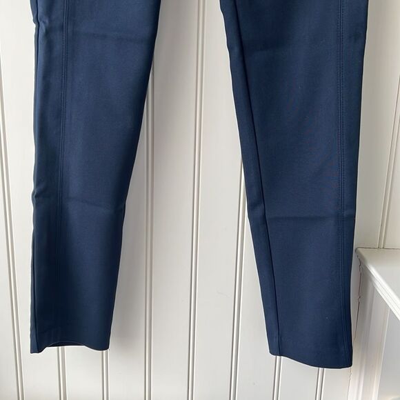 Zara Navy Blue Straight Leg Dress Pants Size Small - Picture 3 of 9